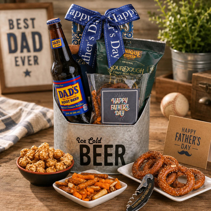 Father's Day Sippin Summer Snack Gift Basket