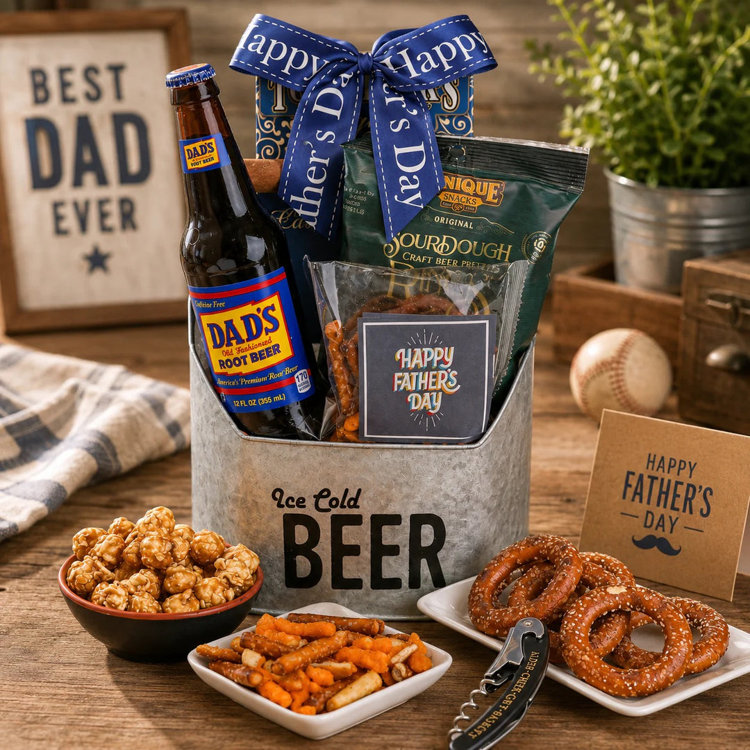 Father's Day Sippin Summer Snack Gift Basket