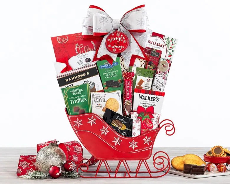 Chocolate and Sweets Holiday Sleigh