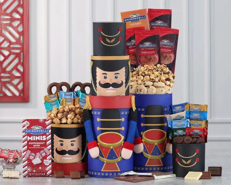 Ghirardelli® Chocolate Nutcracker Gift Tower