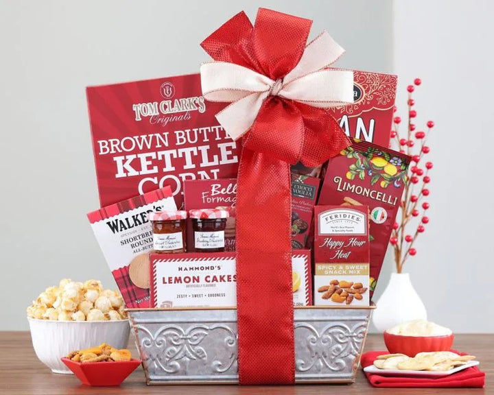 The Gourmet Celebration Gift Basket