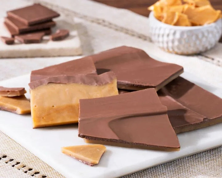Milk Chocolate Toffee Crunch Bark - Nut Free