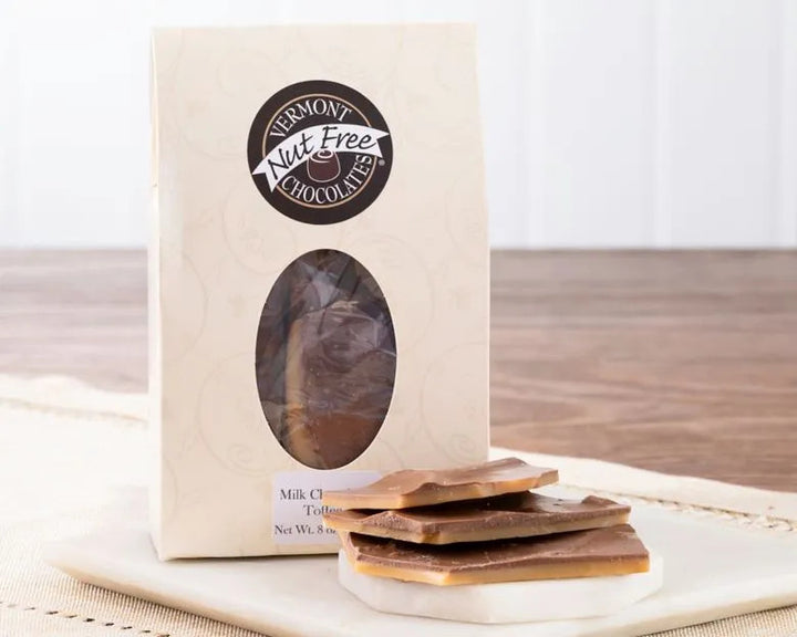 Milk Chocolate Toffee Crunch Bark - Nut Free