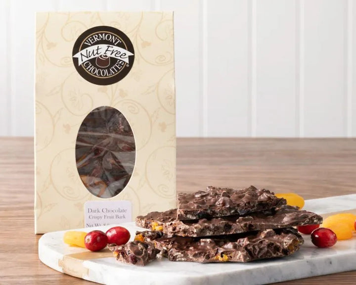 Dark Chocolate Crispy Fruit Bark - Nut Free