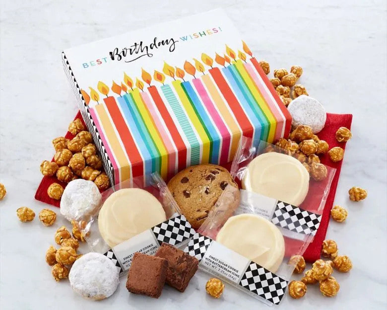 Birthday Wishes Gift Box - Cookies and Snacks