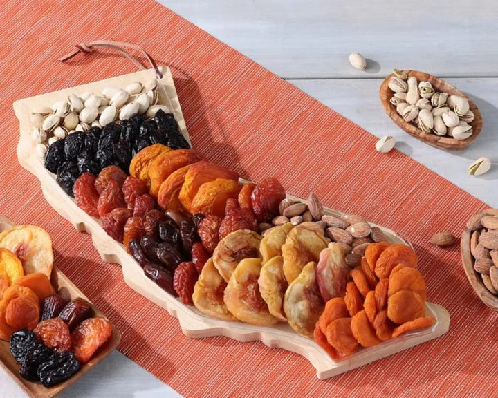 Dried Fruit & Nut California Bamboo Cutting Board