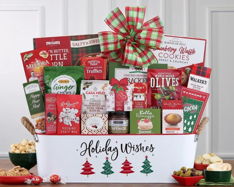 Holiday Wishes Gift Basket