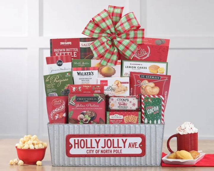 Holly Jolly Christmas Gift Basket